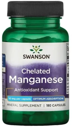 Пищевая добавка Swanson Albion Марганцевый хелат 10 мг 180 капсул (87614025360)