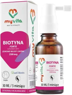 Добавка пищевая Myvita Биотин 100% 2500 мкг 30мл (5903021590831)