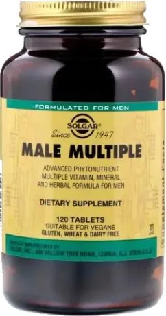 Витамины для мужчин Solgar Male Multiple 120 t (33984012066)