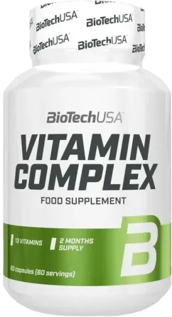 Вітаміни Biotech В-complex 60 капсул (5999076234608)