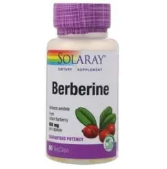 Берберин 500 мг Berberine Solaray 60 веганских капсул
