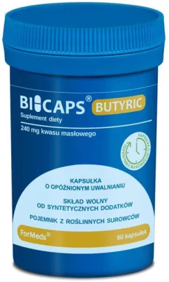 Харчова добавка Formeds Bicaps Butyric 60 капсул масляна кислота (5903148621463)