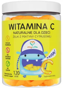 Натуральные жевательные Конфеты Myvita с витамином С 120 шт. (5903021592668)