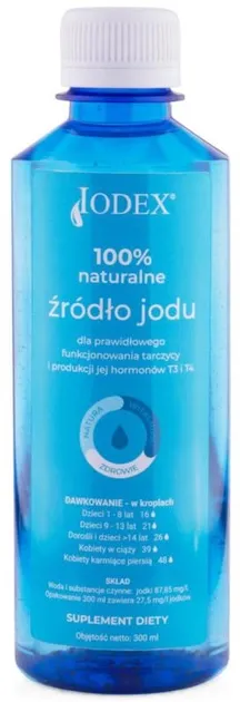 Пищевая добавка Iodex Iodine 100% натуральный источник йода 300 мл (5904917024720)