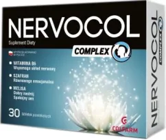 Харчова добавка Colfarm Nervocol Complex 30 таблеток для заспокоєння (5901130354948)