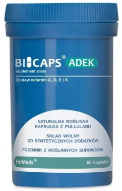 Харчова добавка Formeds Bicaps Adek 60 капсул для імунітету (5903148620565)