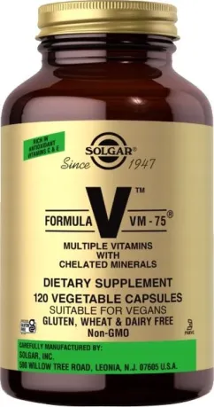 Витамины и минералы Solgar Formula VM-75 120 K (33984011670)