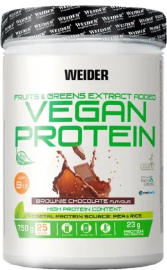 Протеїн Weider Vegan Protein 750 г Шоколад (8414192346853)