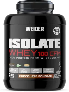 Протеин Weider Whey Isolate 100 Cfm Шоколадный фондан 2 кг (8414192312742)
