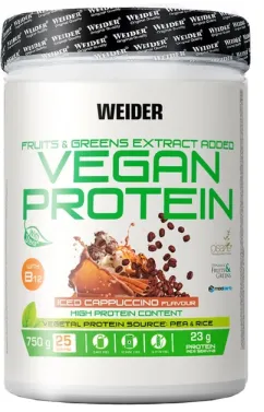 Протеїн Weider Vegan Protein 750 г Капучино (8414192346877)