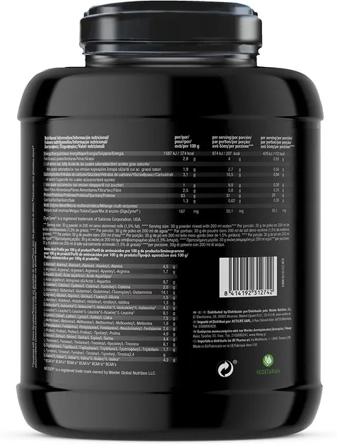 Протеїн Weider Whey Isolate 100 Cfm Шоколадний фондан 908 г (8414192313237) - фото №2