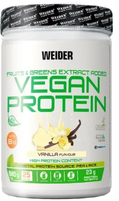 Протеин Weider Vegan Protein 540 г Vanilla (8414192309322)