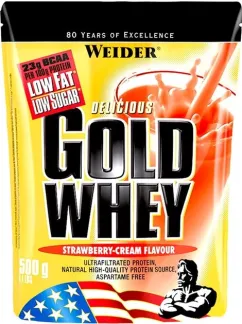Протеїн Weider Gold Whey, 500 грам Полуниця