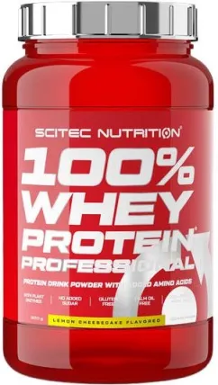 Протеїн Scitec Nutrition 100% whey protein professional 920 г Лимон-чізкейк (5999100021761)