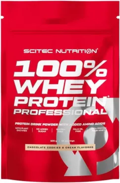 Протеин Scitec Nutrition 100% Whey Protein Prof 500 г Chocolate Cookies & Cream (5999100021884)