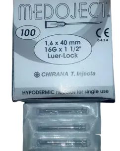 Игла инъекционная Chirana T.Injecta 1.6 х 40 (16G) для однор.шприца MEDOJECT (20257)