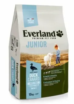 Корм Everland для щенков с уткой 10 кг (27980)