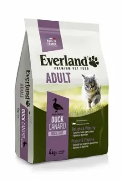 Корм Everland для кошек с уткой 15 кг (27974)