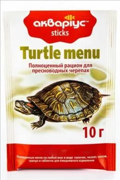 Корм для риб Акваріус Меню для черепах 10 г (4820079310505)