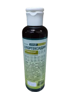 Раствор хлоргексидина 0,05 % Укрзооветпромснаб 200 мл (18531)