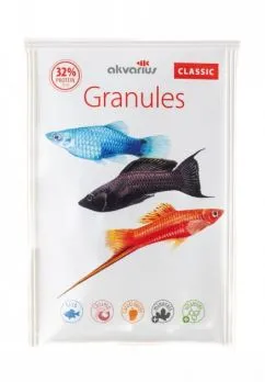 Корм для риб Акваріус Классік Меню гранули 10 г (4820079310550)