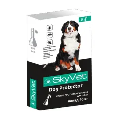 Капли SkyVet Дог Протектор противопаразитарный для собак 40+ кг, 8 мл №3 (АА0018314)