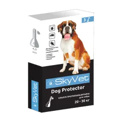 Капли SkyVet Дог Протектор противопаразитарный для собак 20-30 кг, 4 мл № 3 (АА0018312)