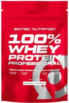 Протеїн Scitec Nutrition Whey Protein Prof. 500 г Кокос (5999100021938)