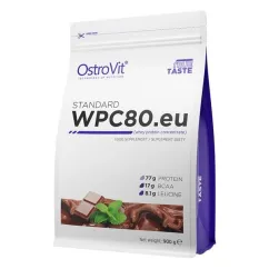 Протеин OstroVit Standard WPC80.eu 900 г Шоколад-мята (5903246222784)