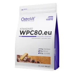 Протеїн OstroVit Standard WPC80.eu 900 г Шоколадні вафлі (5903246222807)