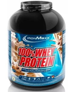 Протеїн IronMaxx 100% Whey 2350 г Ванільна кава (4260426831688)
