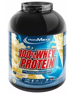 Протеїн IronMaxx 100% Whey Protein 2350 г — Білий шоколад (4260196293082)