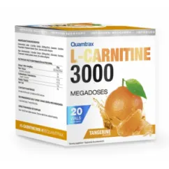 Жироспалювач Quamtrax L-Carnitine 3000 - 20 флаконів, мандарин (8436046978621)