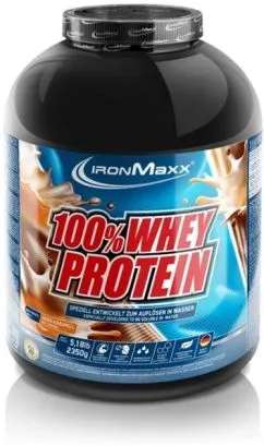 Протеїн IronMaxx 100% Whey Protein 2350 г Горіх-карамель (4260426831305)