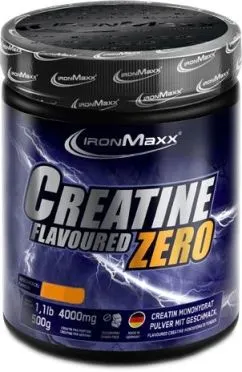 Креатин IronMaxx Creatine Flavoured ZERO 500 г Тропічний (4260196295819)