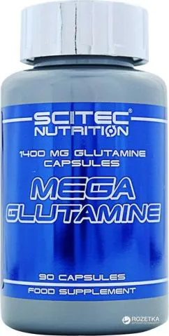 Аминокислота Scitec Nutrition Mega Glutamine 90 капсул (728633103423)