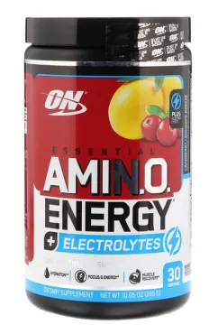 Амінокислота Optimum Nutrition AE + ELECTROLYTES Cran lemonade 285 г (748927060553)