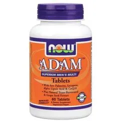 Витамины и минералы Now Foods Adam Male Multi 60 таб (733739038753)