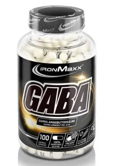 Амінокислота IronMaxx GABA 100 капсул (4260426833828)