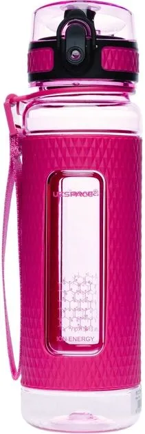 Бутылка для воды UZspace Diamond Pink (450 мл) Розовая
