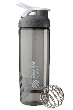 Шейкер Blender Bottle Sleek з кулькою 820 мл Grey