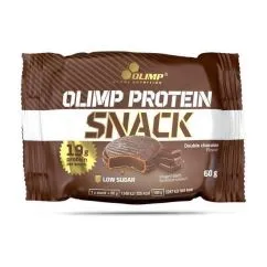 Батончик Olimp Protein Snack 60 г Подвійний шоколад 1/12 (5901330075049)