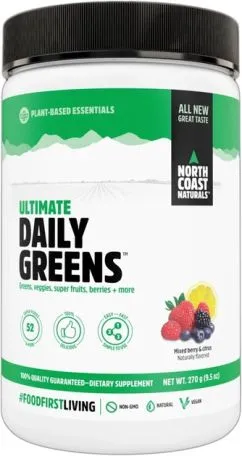Добавка Норс Коуст Нейчерелс Daily Greens - 270 г - mixed berry & citrus (627933101606)