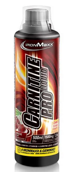 Жироспалювач  Carnitine Pro Liquid - 500 мл (пляшка), вишня (4260426838427)