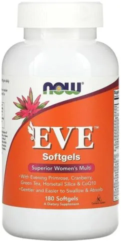 Витамины и минералы Now Foods Eve Women's Multi 180 софт гель (733739038036)