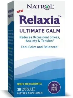 Амінокислота Natrol Relaxia Ultimate Calm 30 капсул (47469074135)