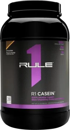 Протеїн R1 (Rule One) Casein 897 г Шоколадно-арахісове масло (196671006561)