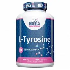 Амінокислота Haya Labs L-Tyrosine 500 мг 100 капсул (854822007286)