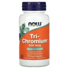 Минералы Now Foods TRI-Chromium 500 мкг+Cinnam 90 веган капс (733739014283)