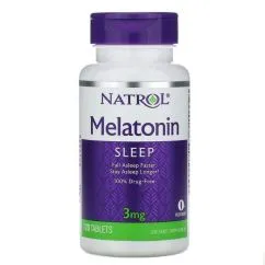 Аминокислота Natrol Melatonin 3 мг 120 таблеток (47469005115)